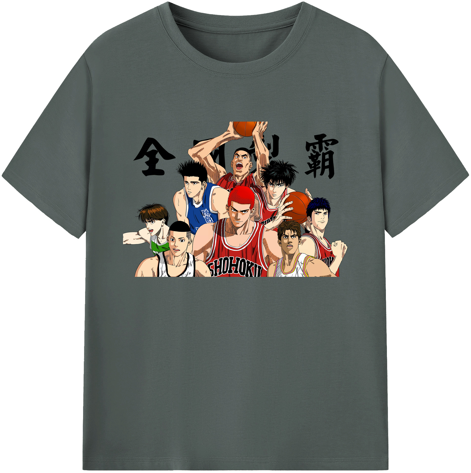 （画像用） SLAM DUNK／スラムダンク 綿100％ メンズ半袖Tシャツ｜肌触りやわらか＆通気性